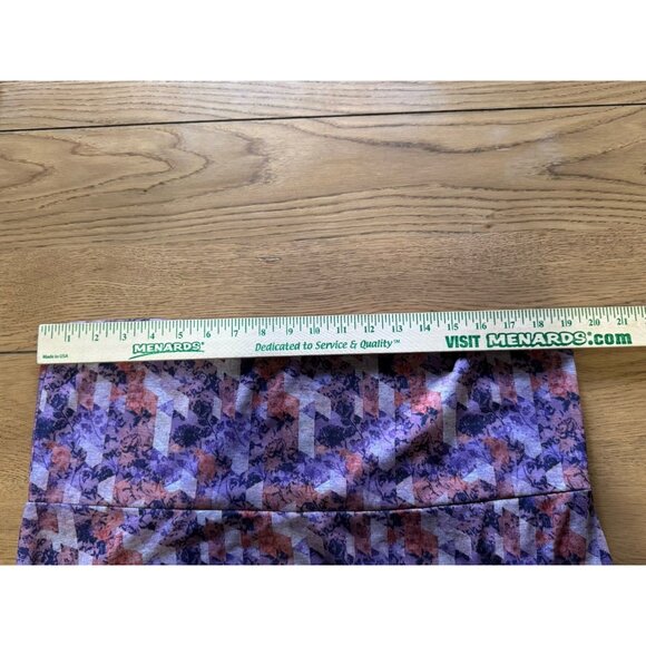 LuLaRoe Woman's Maxi Skirt Size 3XL Geometric Stretch Lightweight Modern Flowing - Picture 5 of 9